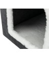 Trixie - Hondenmand / Kattenmand Huis Livia Grijs / Wit, 38x41x44cm