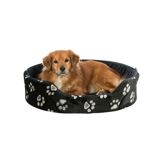 Trixie Hondenmand Jimmy Ovaal Zwart Met Pootprint 65X55 CM