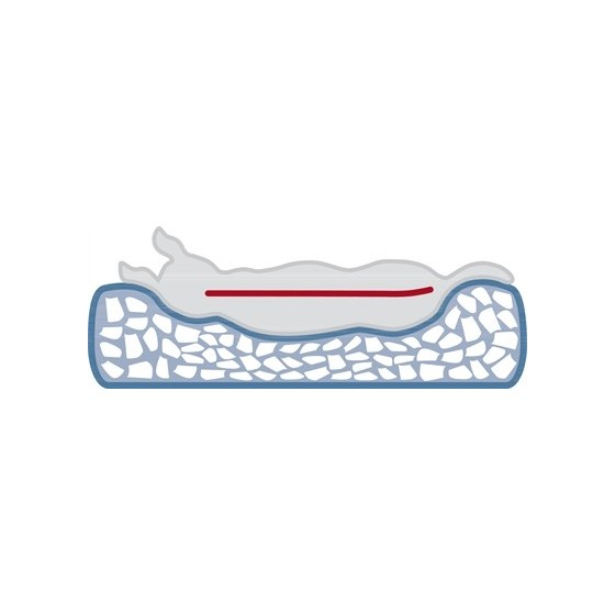 Trixie - Vital Hondenkussen Bendson Orthopedisch Grijs, 75x50cm