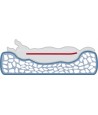 Trixie - Vital Hondenkussen Bendson Orthopedisch Grijs, 75x50cm