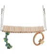 Trixie Hangbrug Hout Met Flos Speelgoed 30X17X9 CM