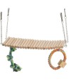 Trixie Hangbrug Hout Met Flos Speelgoed 30X17X9 CM