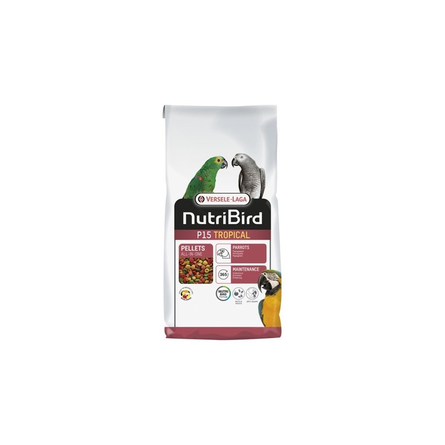 Nutribird - P15 Tropical Onderhoudsvoeder 10kg
