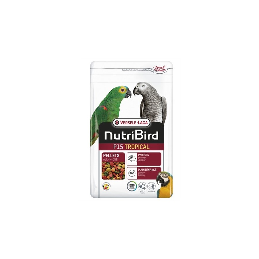 Nutribird - P15 Tropical Onderhoudsvoeder 1kg