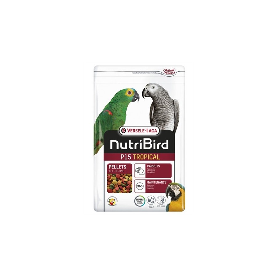 Nutribird - P15 Tropical Onderhoudsvoeder 3kg