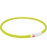 Trixie Lichtgevende Halsband Hond Usb Siliconen Oplaadbaar Groen 70X1 CM
