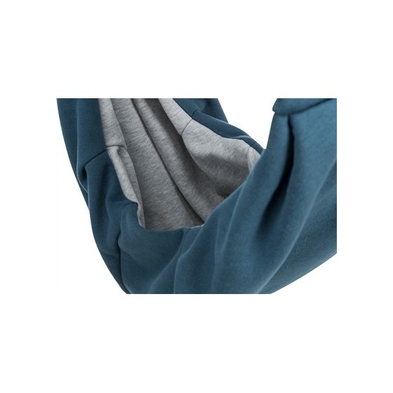 Trixie Draagtas Buikdrager Sling Blauw / Grijs 22X20X60 CM