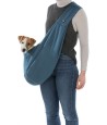 Trixie Draagtas Buikdrager Sling Blauw / Grijs 22X20X60 CM