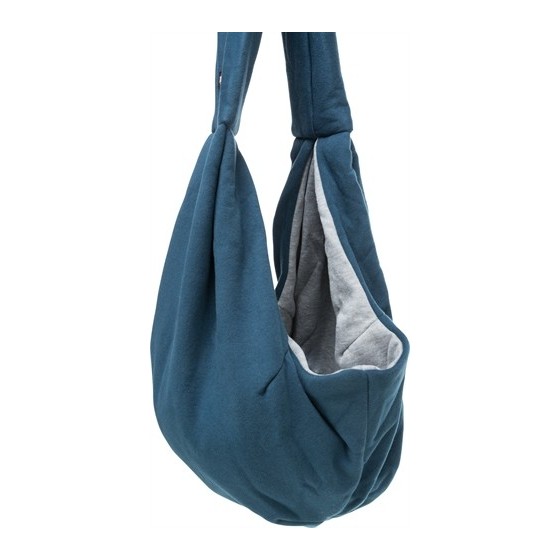Trixie Draagtas Buikdrager Sling Blauw / Grijs 22X20X60 CM
