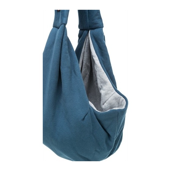 Trixie Draagtas Buikdrager Sling Blauw / Grijs 22X20X60 CM