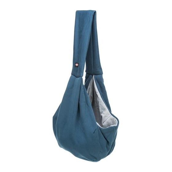 Trixie Draagtas Buikdrager Sling Blauw / Grijs 22X20X60 CM