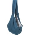 Trixie Draagtas Buikdrager Sling Blauw / Grijs 22X20X60 CM