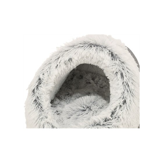 Trixie Kattenmand Iglo Harvey Grijs / Wit-Zwart 41X35X26 CM