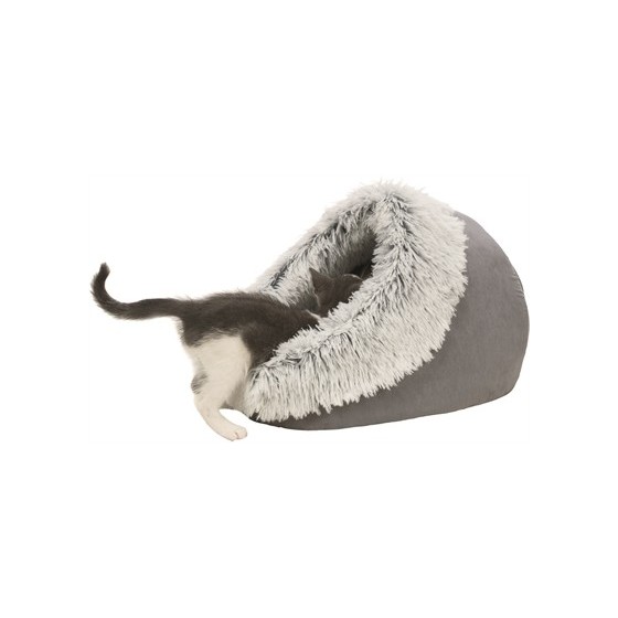 Trixie Kattenmand Iglo Harvey Grijs / Wit-Zwart 41X35X26 CM