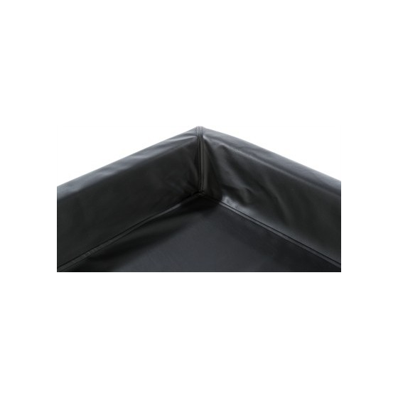 Trixie Vital Hondenmand Remo Kunstleer Orthopedisch Zwart 90X70 CM