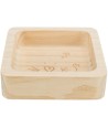Trixie Voerbak Hout Cavia / Chinchilla 11X11 CM 190 ML 4 ST