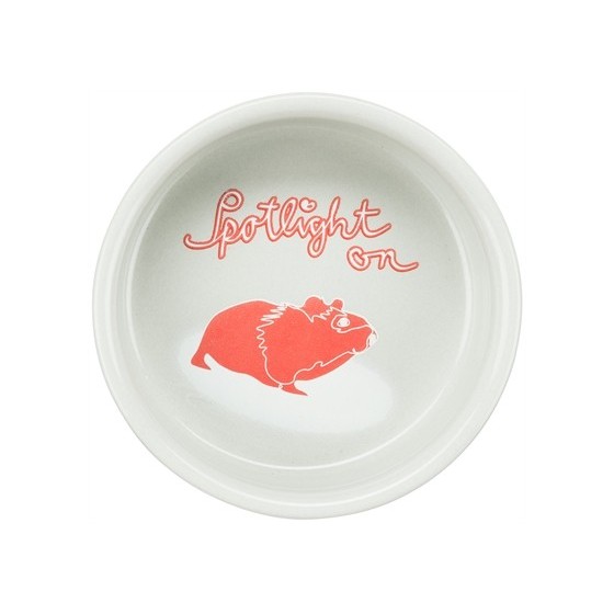 Trixie - Voerbak / Waterbak Keramiek Spotlight Hamster Assorti, 8cm 4st