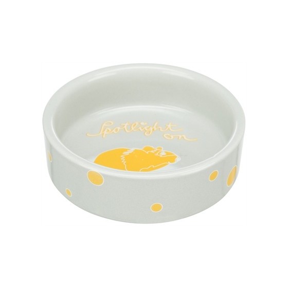 Trixie - Voerbak / Waterbak Keramiek Spotlight Hamster Assorti, 8cm 4st