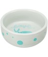 Trixie - Voerbak / Waterbak Keramiek Spotlight Konijn Assorti, 11cm 4st