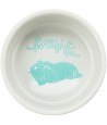 Trixie - Voerbak / Waterbak Keramiek Spotlight Konijn Assorti, 11cm 4st