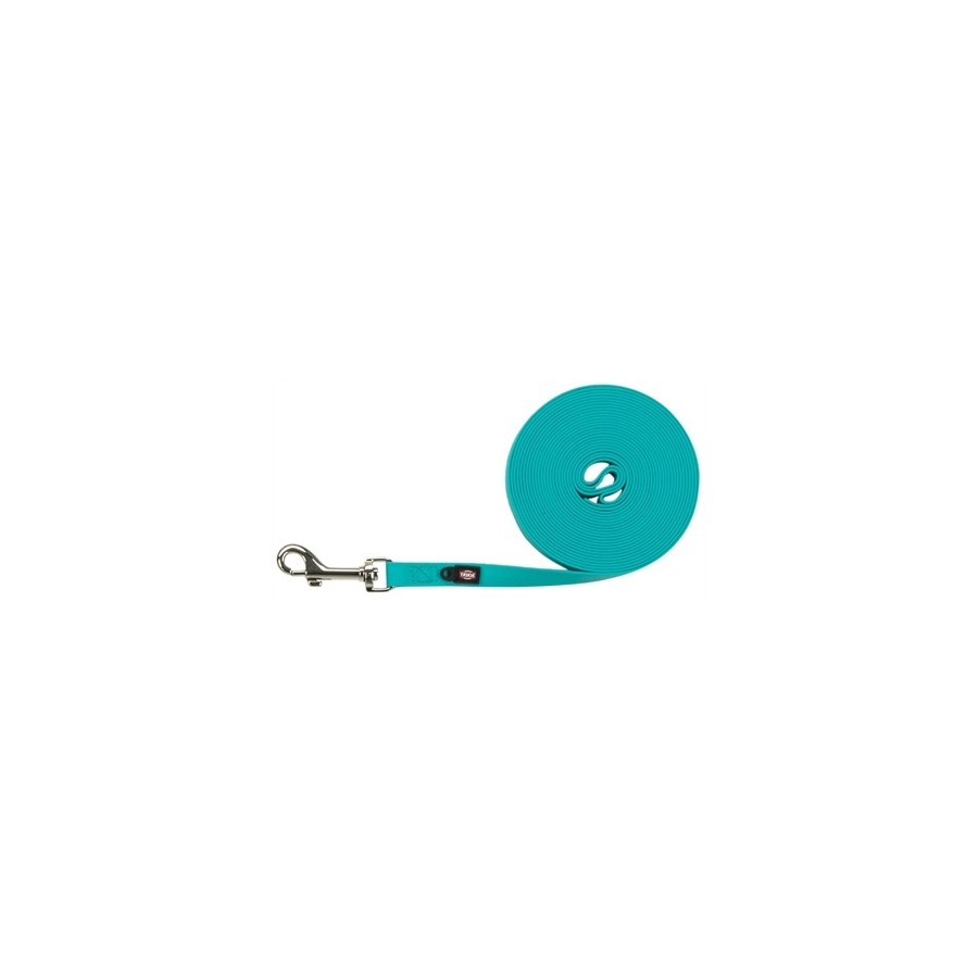 Trixie Hondenriem Easy Life Sleeplijn Oceaan Blauw / Turquoise 5 MTRX1,3 CM
