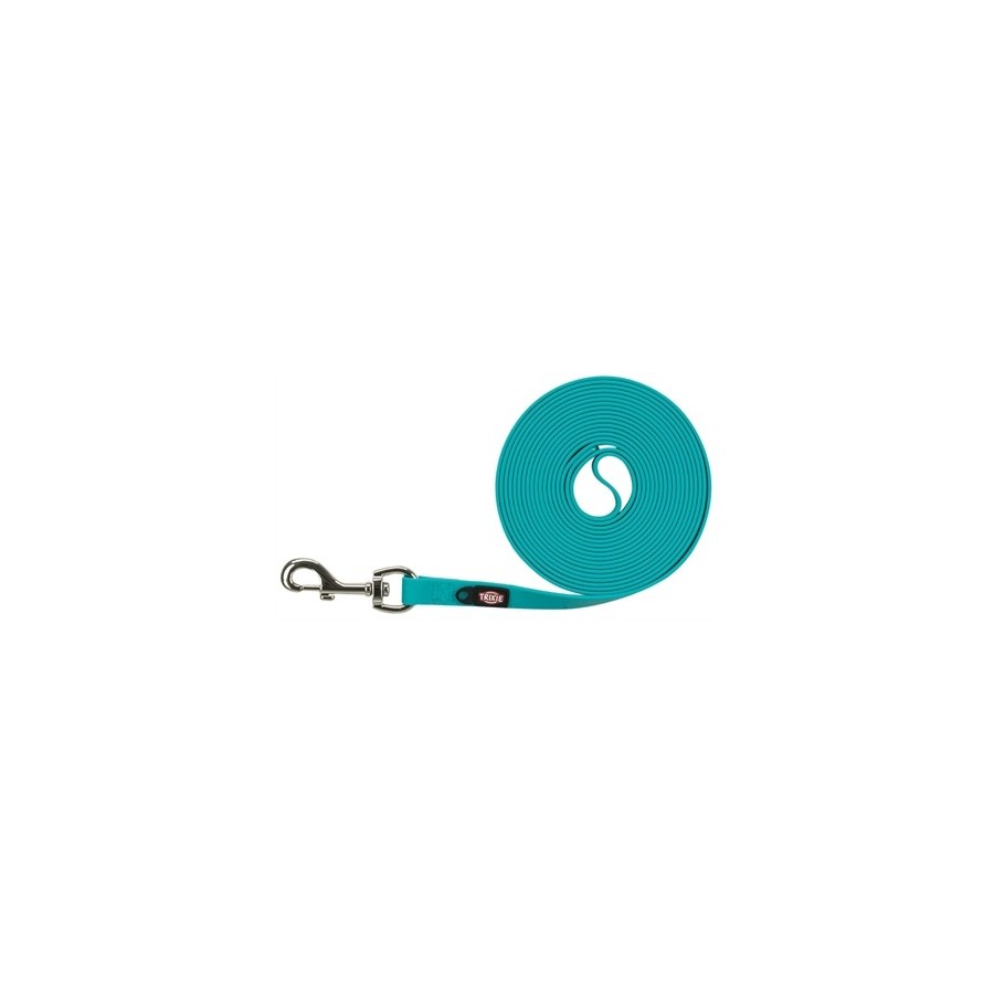 Trixie - Hondenriem Easy Life Sleeplijn Oceaan Blauw / Turquoise, 5m x 1,7cm