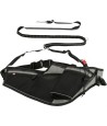 Trixie Joggingriem Met Lijn Grijs / Zwart 115-150X2 CM / 70-130X23 CM