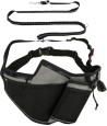 Trixie Joggingriem Met Lijn Grijs / Zwart 115-150X2 CM / 70-130X23 CM