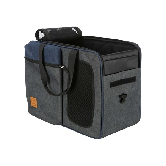 Trixie - Hondentas Rugzak Tara 2 In 1 Grijs / Blauw, 50x25x38cm