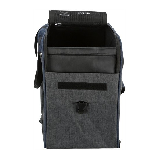 Trixie - Hondentas Rugzak Tara 2 In 1 Grijs / Blauw, 50x25x38cm