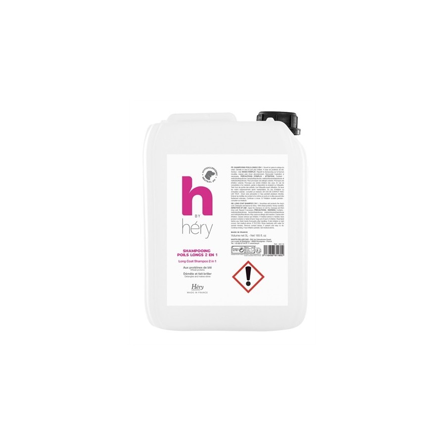 Hery H By Hery Shampoo Hond Voor Lang Haar 5 LTR