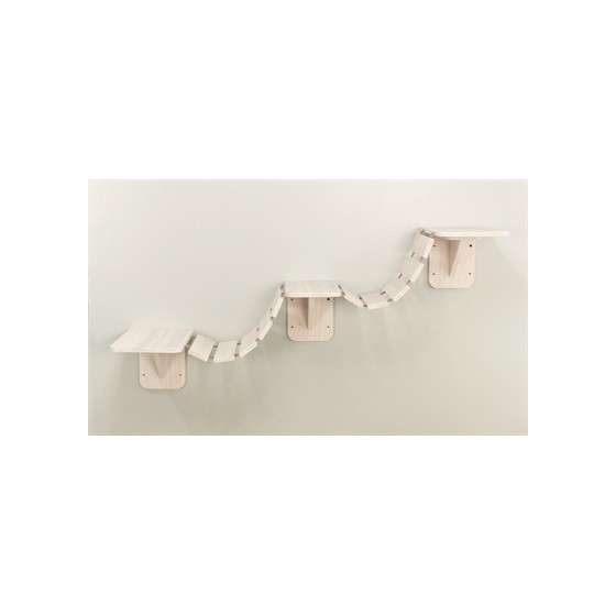 Trixie Klim / Klauterladder Wand Wit 150X30 CM