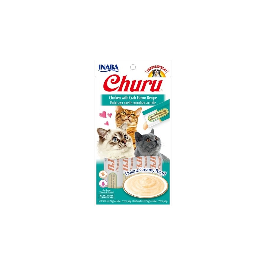 Inaba Churu Chicken / Crab 4X14GR