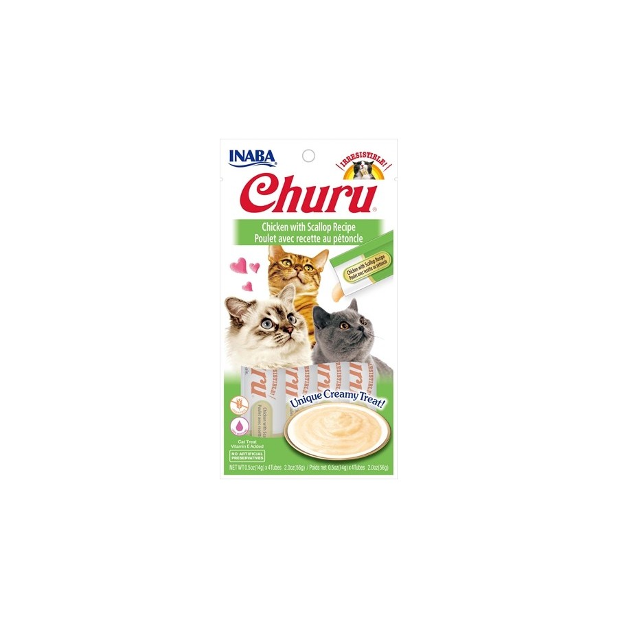 Inaba Churu Chicken / Scallop 4X14GR