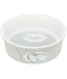 Trixie - Voerbak / Waterbak Keramiek Strip Konijn Assorti, 11cm 4st