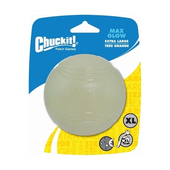 Chuckit Max Glow Bal Glow In The Dark XL 8X8X8 CM