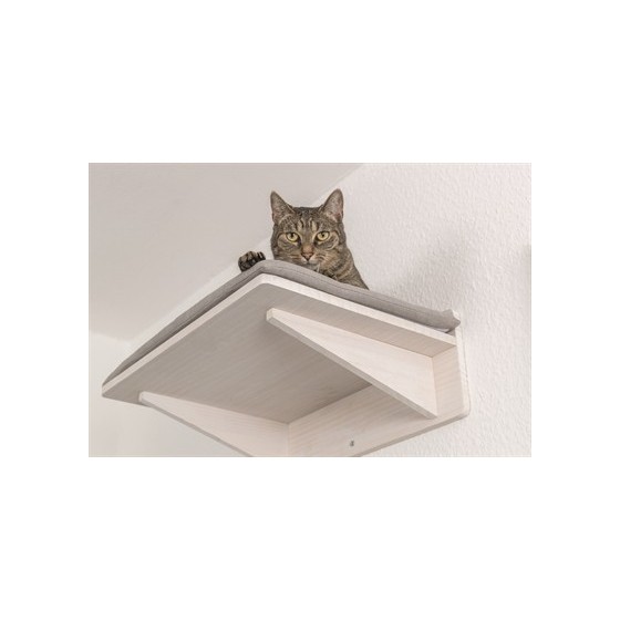 Trixie - Ligplateau Met Kussen Voor Muurlandschap Wit, 50x36,5x17,5cm
