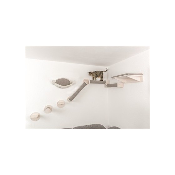 Trixie - Ligplateau Met Kussen Voor Muurlandschap Wit, 50x36,5x17,5cm