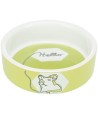 Trixie - Voerbak / Waterbak Keramiek Strip Hamster Assorti, 8cm 4st