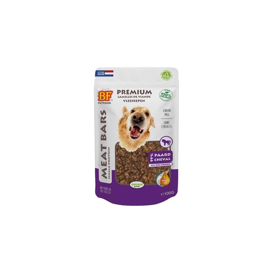 Bf Petfood Meat Bars Paard 100 GR