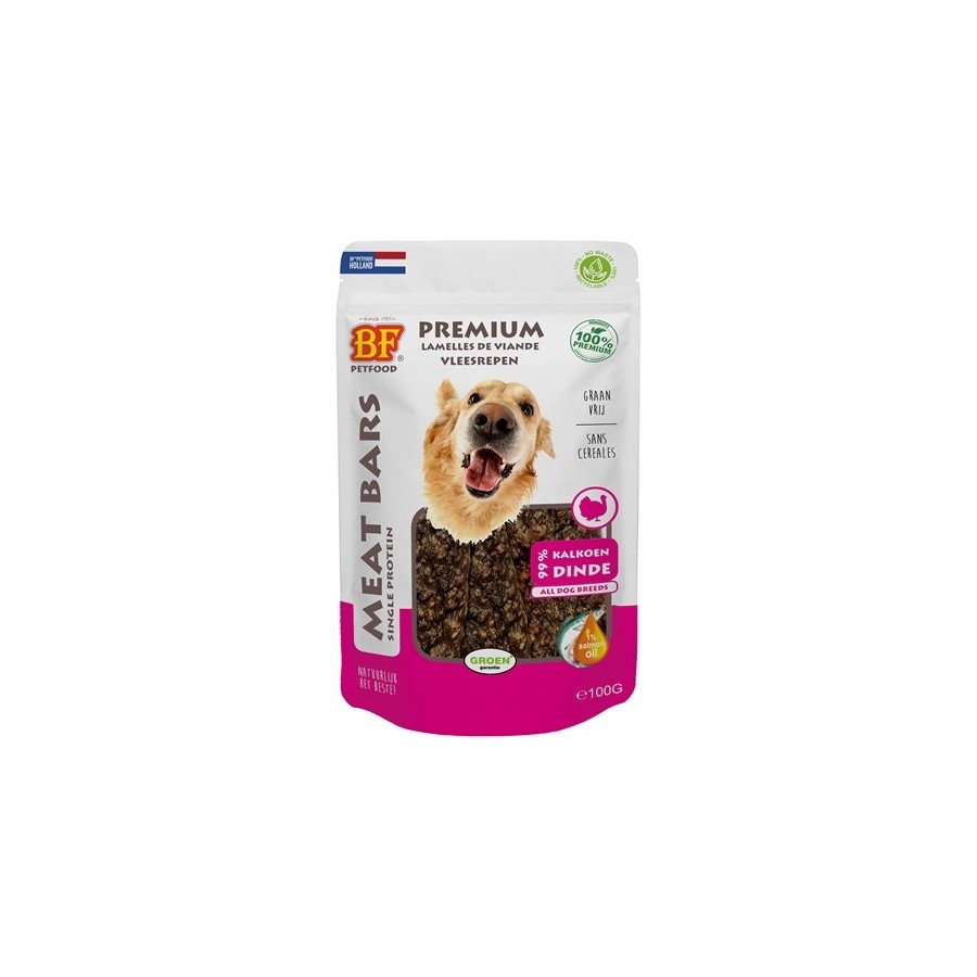 Bf Petfood Meat Bars Kalkoen 100 GR