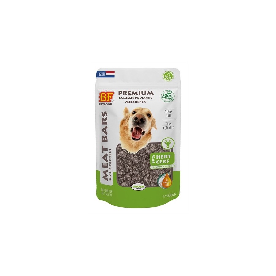 Bf Petfood Meat Bars Hert 100 GR