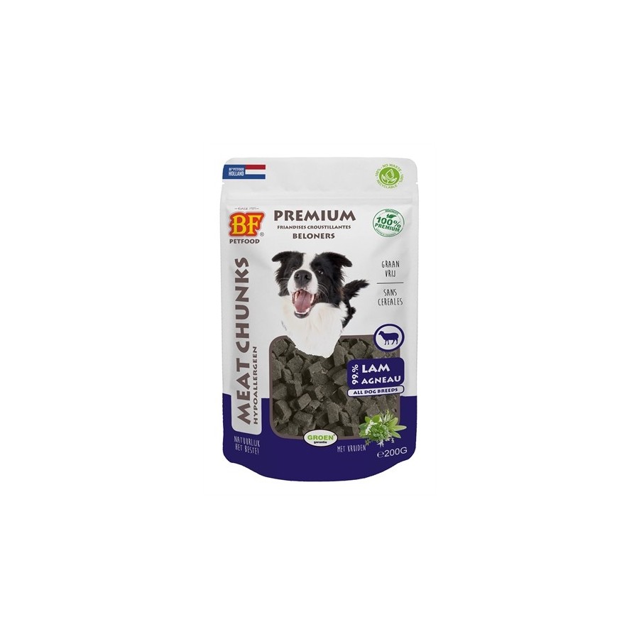 Bf Petfood Meat Chunks Lam 200 GR