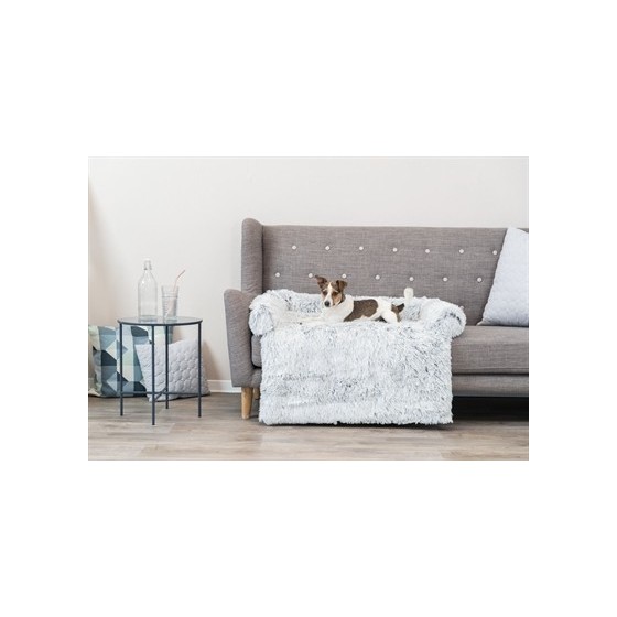 Trixie Sofa Bed Harvey Meubelbeschermer Hoekig Wit / Zwart 70X90X7 CM