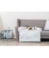 Trixie Sofa Bed Harvey Meubelbeschermer Hoekig Wit / Zwart 70X90X7 CM