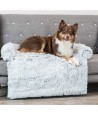 Trixie Sofa Bed Harvey Meubelbeschermer Hoekig Wit / Zwart 80X130 CM