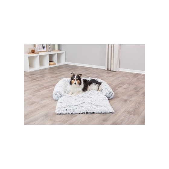 Trixie Sofa Bed Harvey Meubelbeschermer Hoekig Wit / Zwart 80X130 CM