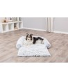 Trixie Sofa Bed Harvey Meubelbeschermer Hoekig Wit / Zwart 80X130 CM