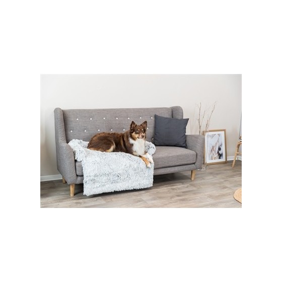 Trixie Sofa Bed Harvey Meubelbeschermer Hoekig Wit / Zwart 80X130 CM