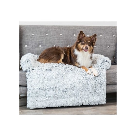Trixie Sofa Bed Harvey Meubelbeschermer Hoekig Wit / Zwart 90X90X8 CM